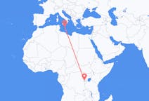 Flyrejser fra Goma, Den Demokratiske Republik Congo til Malta, Malta