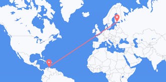 Flights from Aruba to Finland