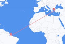 Flyrejser fra Belém, Brasilien til Chios, Grækenland