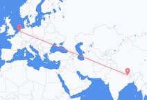 Flyg från Tumlingtar, Nepal till Amsterdam, Nederländerna