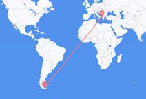 Flyreiser fra Ushuaia, Argentina til Korfu, Hellas