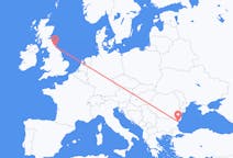 Flights from Varna, Bulgaria to Newcastle upon Tyne, the United Kingdom