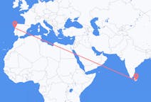 Flights from Hambantota to Porto
