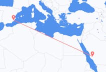 Flights from Ta if, Saudi Arabia to Murcia, Spain