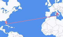 Flyrejser fra Key West, USA til Trapani, Italien