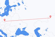 Flyrejser fra Kostanay, Kasakhstan til Wrocław, Polen