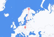 Flights from Kraków in Poland to Ivalo in Finland