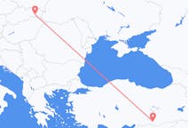 Flyg från Kosice, Slovakien till Sanliurfa, Turkiet