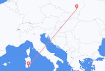 Flyg från Cagliari, Italien till Rzeszow, Polen