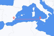 Flights from Murcia, Spain to Trapani, Italy