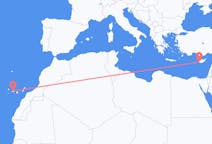 Flyreiser fra Páfos, Kypros til Tenerife, Spania