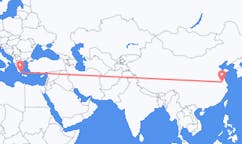 Flights from Yangzhou, China to Kythira, Greece