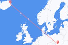 Flyrejser fra Krakow, Polen til Egilsstaðir, Island