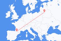 Flights from Lourdes to Vilnius