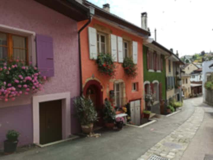 Varevogne, man kan leje i Orbe, Schweiz