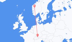 Flyreiser fra Sogndal, Norge til Altenrhein, Sveits