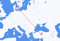 Flyreiser fra Malmö, Sverige til Nevsehir, Tyrkia