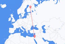 Flyreiser fra Eilat, Israel til Kuopio, Finland