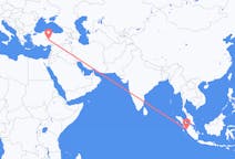 Flights from Padang, Indonesia to Nevşehir, Turkey