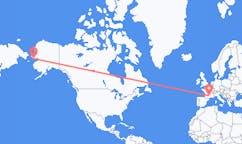 Loty z Nome, Stany Zjednoczone do Rodeza, Francja