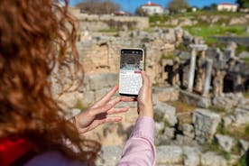 Excursão de áudio autoguiada em Corinto antiga com representações em 3D