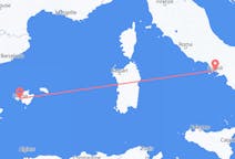 出发地 意大利出发地 那不勒斯目的地 西班牙帕尔马的航班