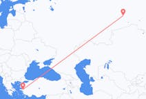 Flights from Tyumen, Russia to İzmir, Turkey