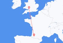 Flyreiser fra Pau, Pyrénées-Atlantiques, Frankrike til Bristol, England