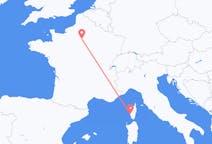 Flyrejser fra Ajaccio, Frankrig til Paris, Frankrig
