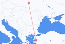 Flyreiser fra Lviv, Ukraina til Izmir, Tyrkia