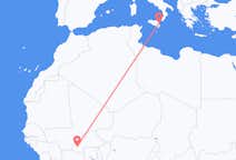 Flyreiser fra Bobo-Dioulasso, Burkina Faso til Catania, Italia