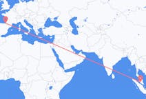 Flyrejser fra Kuala Lumpur til Biarritz