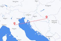 Loty z Osijek, Chorwacja z Bolonia, Włochy
