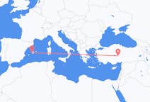 Flyreiser fra Nevşehir, Tyrkia til Palma de Mallorca, Spania