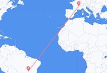 Flights from Brasília, Brazil to Lyon, France