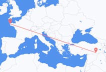 Fly fra Brest til Mardin