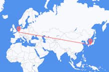 일본 도쿠시마에서 출발해 벨기에 리에주에게(으)로 가는 항공편