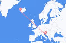 Flyreiser fra Zadar, Kroatia til Reykjavík, Island