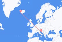 Flights from Zadar, Croatia to Reykjavik, Iceland