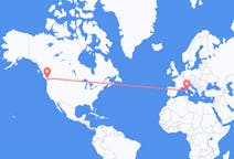 Flights from Nanaimo, Canada to Olbia, Italy