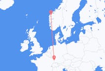 Flights from Volda, Norway to Strasbourg, France