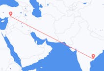 出发地 印度出发地 拉贾蒙德里目的地 土耳其加濟安泰普的航班