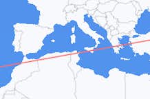 出发地 土耳其托卡特目的地 葡萄牙丰沙尔的航班