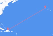 Flights from Puerto Plata, Dominican Republic to Corvo Island, Portugal
