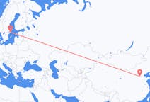 Flyg från Shijiazhuang, Kina till Stockholm, Kina