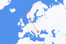 Flyrejser fra Plovdiv, Bulgarien til Molde, Norge