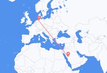 Flyreiser fra Medina, Saudi-Arabia til Bremen, Tyskland
