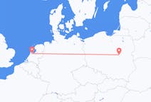 Flyreiser fra Amsterdam, Nederland til Warszawa, Polen