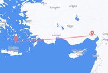 Flights from Adana in Turkey to Santorini in Greece
