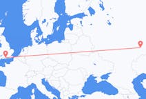 Flyrejser fra Samara, Rusland til Southampton, England